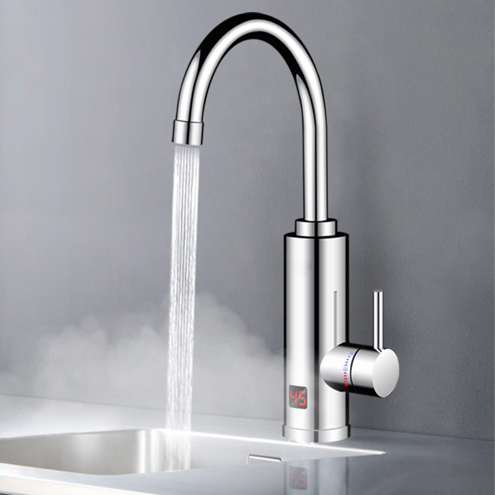 Commercial Kitchen Mixer - 3000W Electric Water Heater Bathroom Kitchen