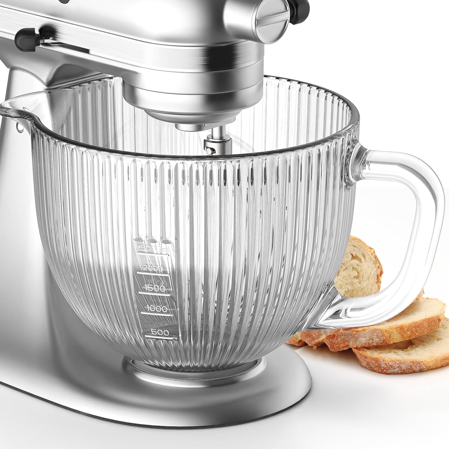 Commercial Kitchen Units - GVODE Glass Bowl for Kitchenaid Mixer,