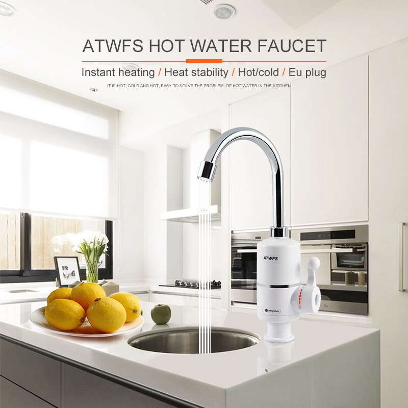 Commercial Kitchen Mixer - ATWFS Tankless Electric Newest Water Heater