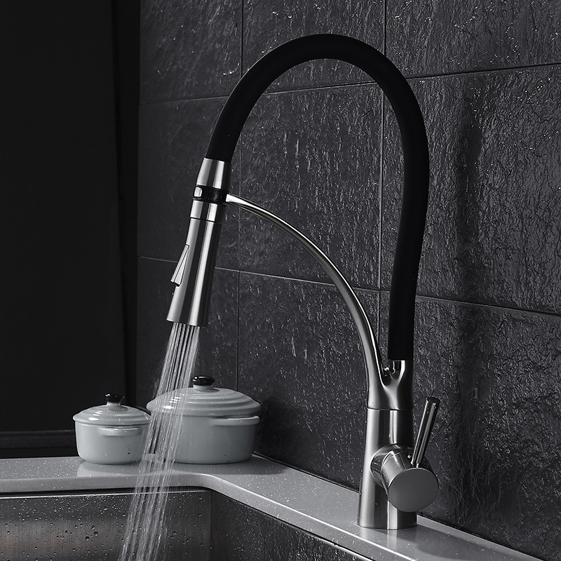 Pull Down Kitchen Faucet Solid - Commercial Kitchen Mixer Tap review and price