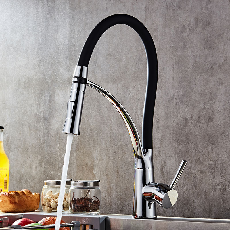 Pull Down Kitchen Faucet Solid - Commercial Kitchen Mixer Tap review and price