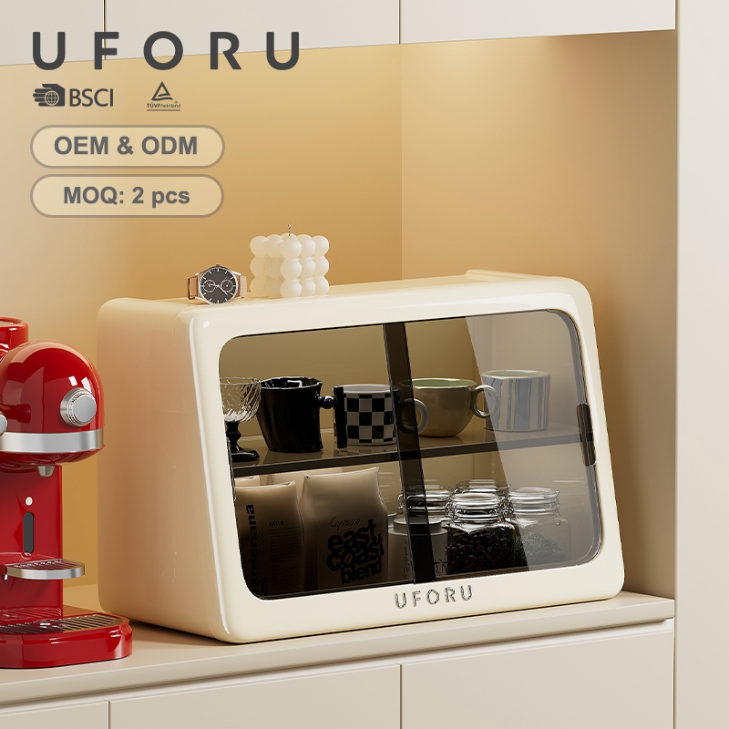 UFORU Dustproof Cup Storage Bo - Commercial Kitchen Swing Door review and price