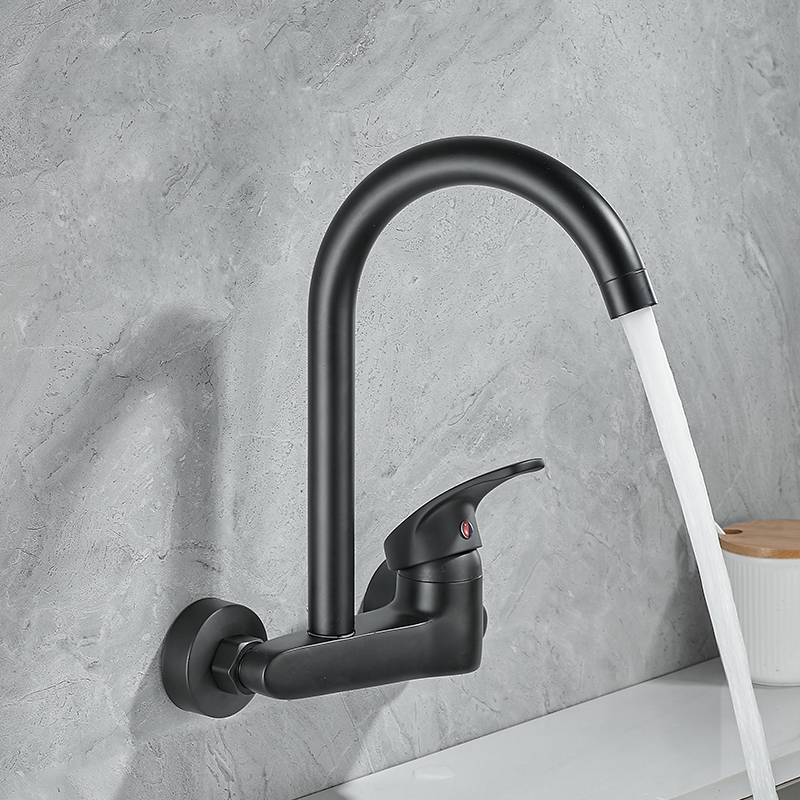 BAKALA Black Brass Chrome Taps - Commercial Kitchen Mixer Tap review and price