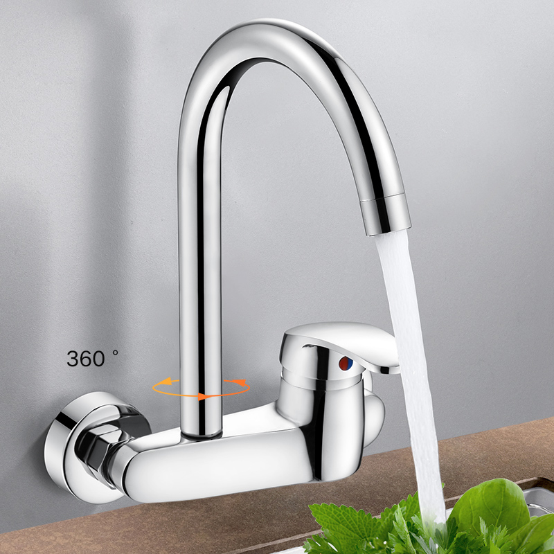 BAKALA Black Brass Chrome Taps - Commercial Kitchen Mixer Tap review and price