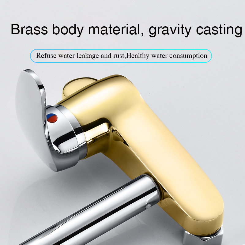 BAKALA Black Brass Chrome Taps - Commercial Kitchen Mixer Tap review and price