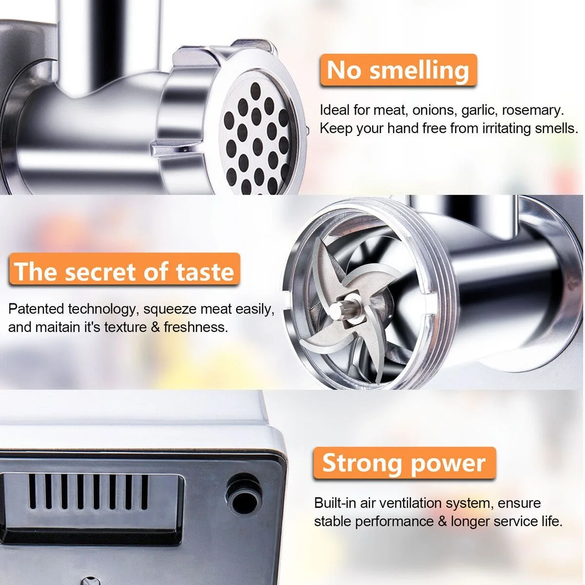 1000W Stainless Steel Electric - Meat Grinder Electric review and price
