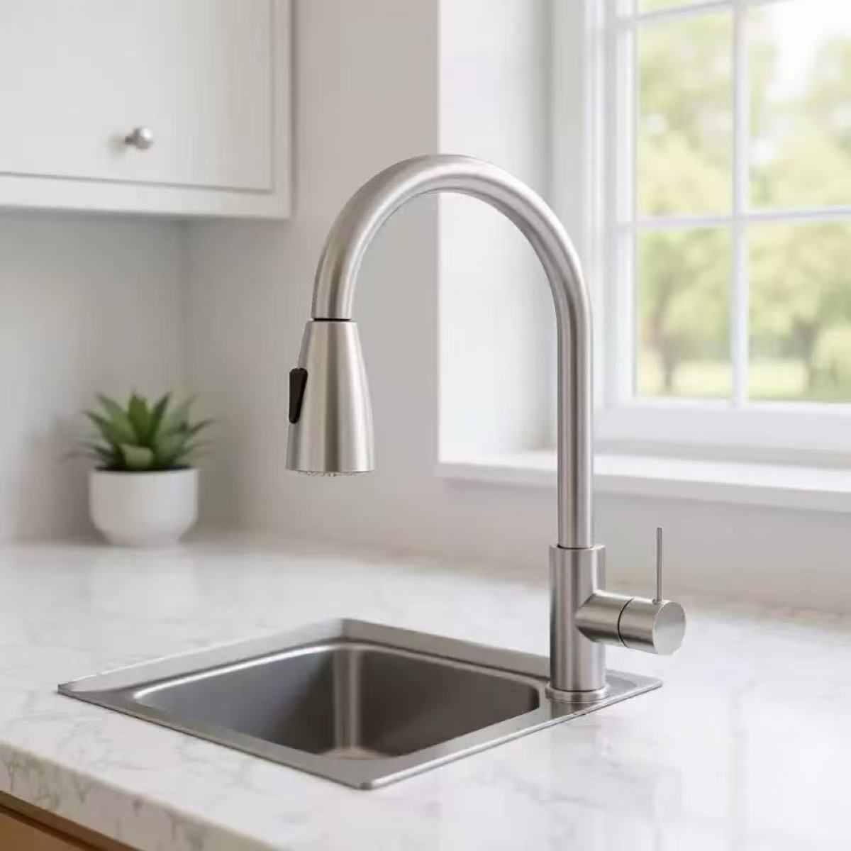 Kitchen Faucet Single Hole Pul - Commercial Kitchen Mixer Tap review and price