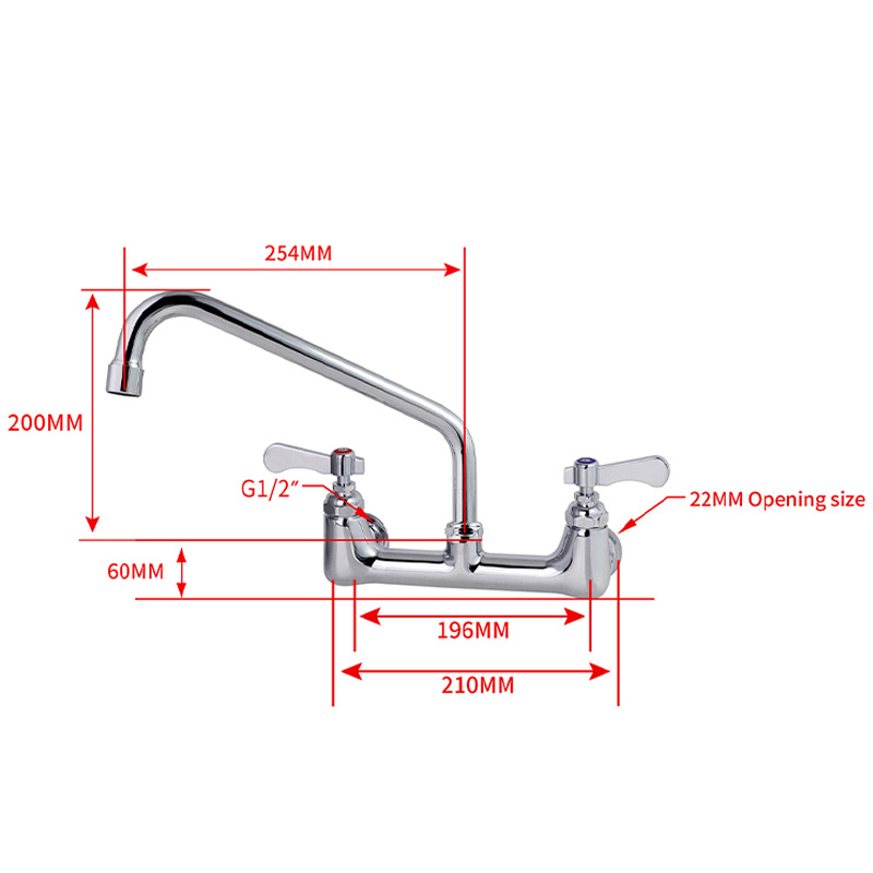 Commercial Kitchen Dual Hand 3 - Commercial Kitchen Mixer Tap review and price
