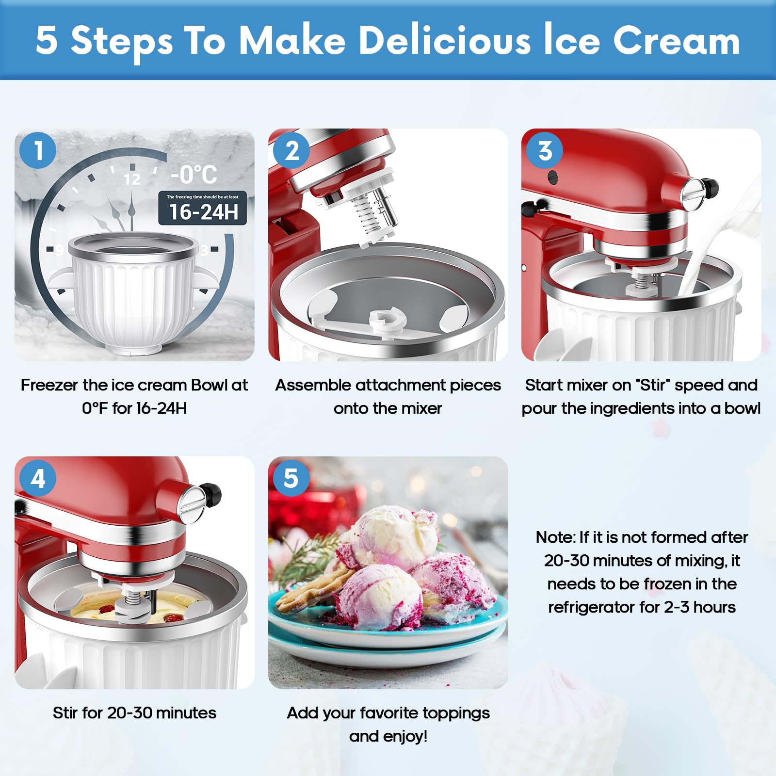2 Quart Ice Cream Maker Attach - Commercial Kitchen Units review and price