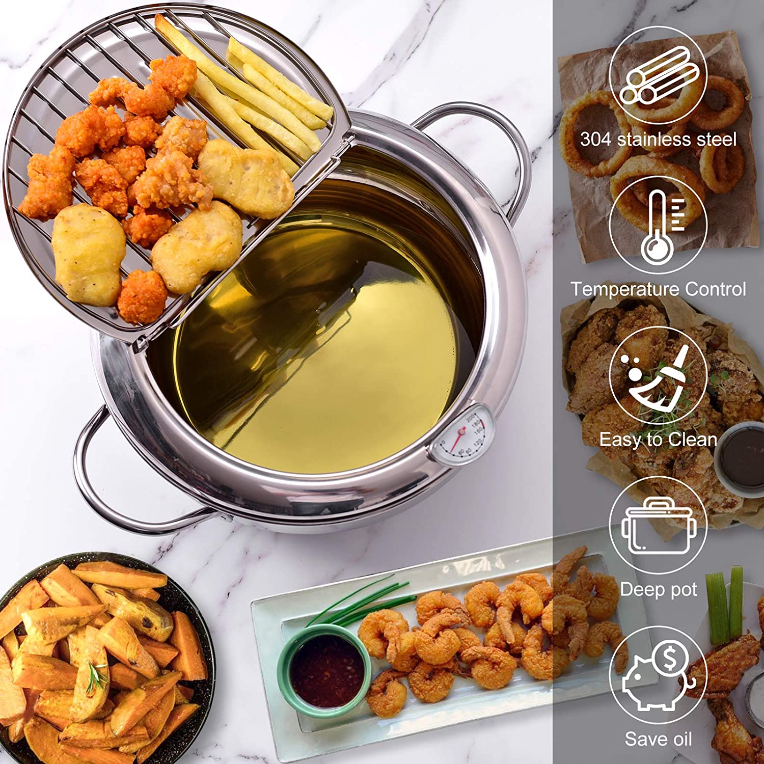 LMETJMA Japanese Deep Frying P - Commercial Kitchen Appliances review and price