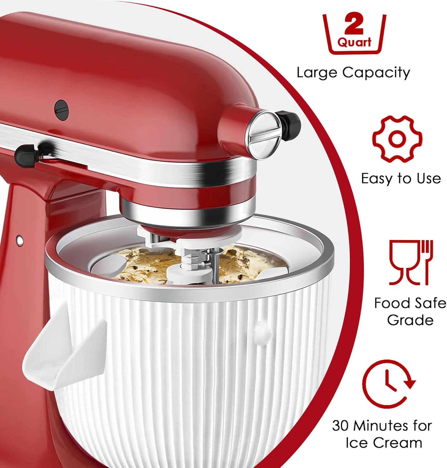 Ice Cream Maker Attachment for - Commercial Kitchen Units review and price